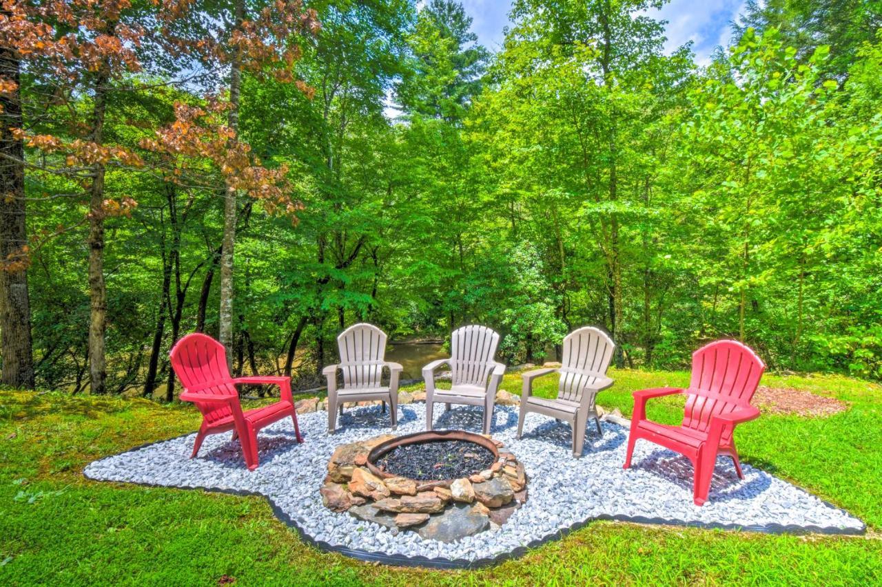 Cozy Riverside Dahlonega Home With Kayaks And Fire Pit Extérieur photo