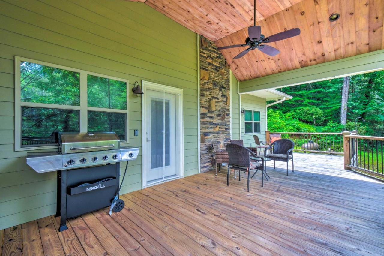 Cozy Riverside Dahlonega Home With Kayaks And Fire Pit Extérieur photo