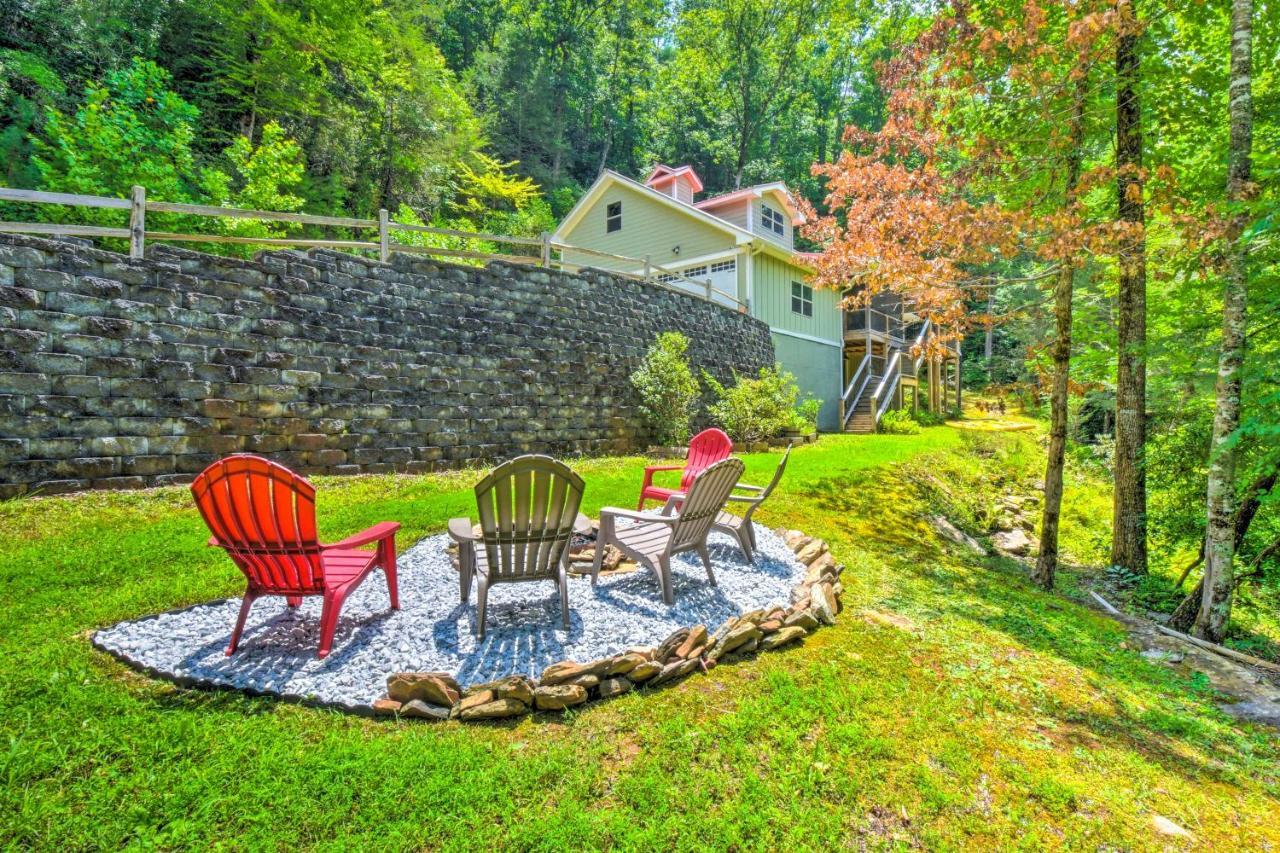 Cozy Riverside Dahlonega Home With Kayaks And Fire Pit Extérieur photo